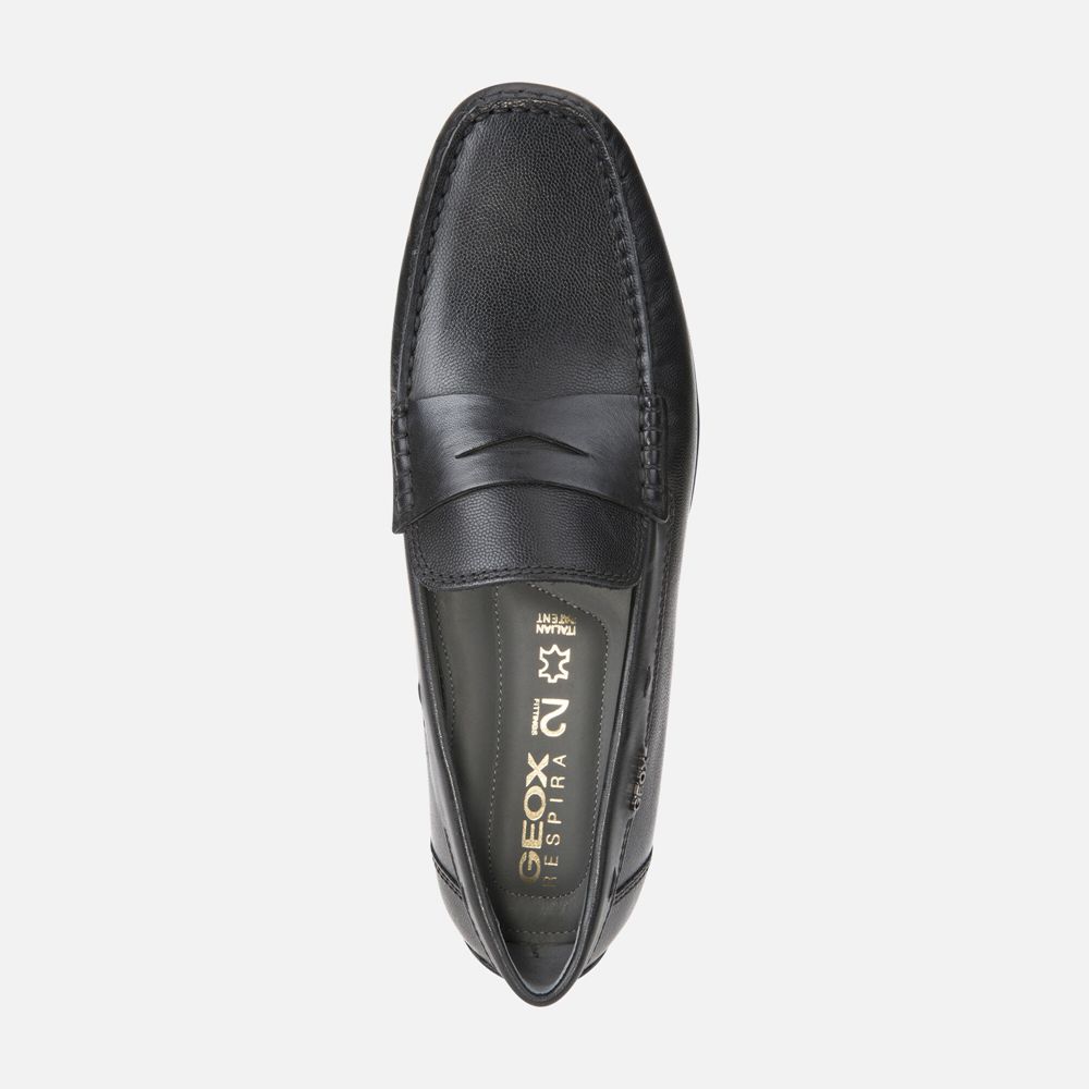 Geox Erkek Loafers Siyah - Moner 2Fit - ISG-472036